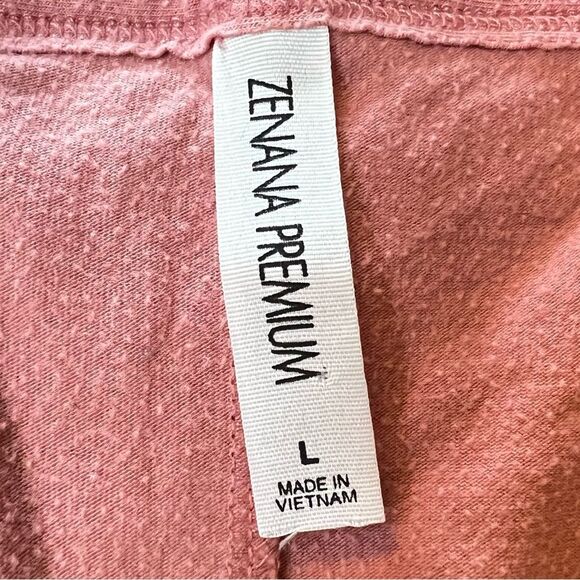 Mauve Pink Long Sleeve Button Down Tie Front Blouse ~ Women’s Large - Picture 5 of 8